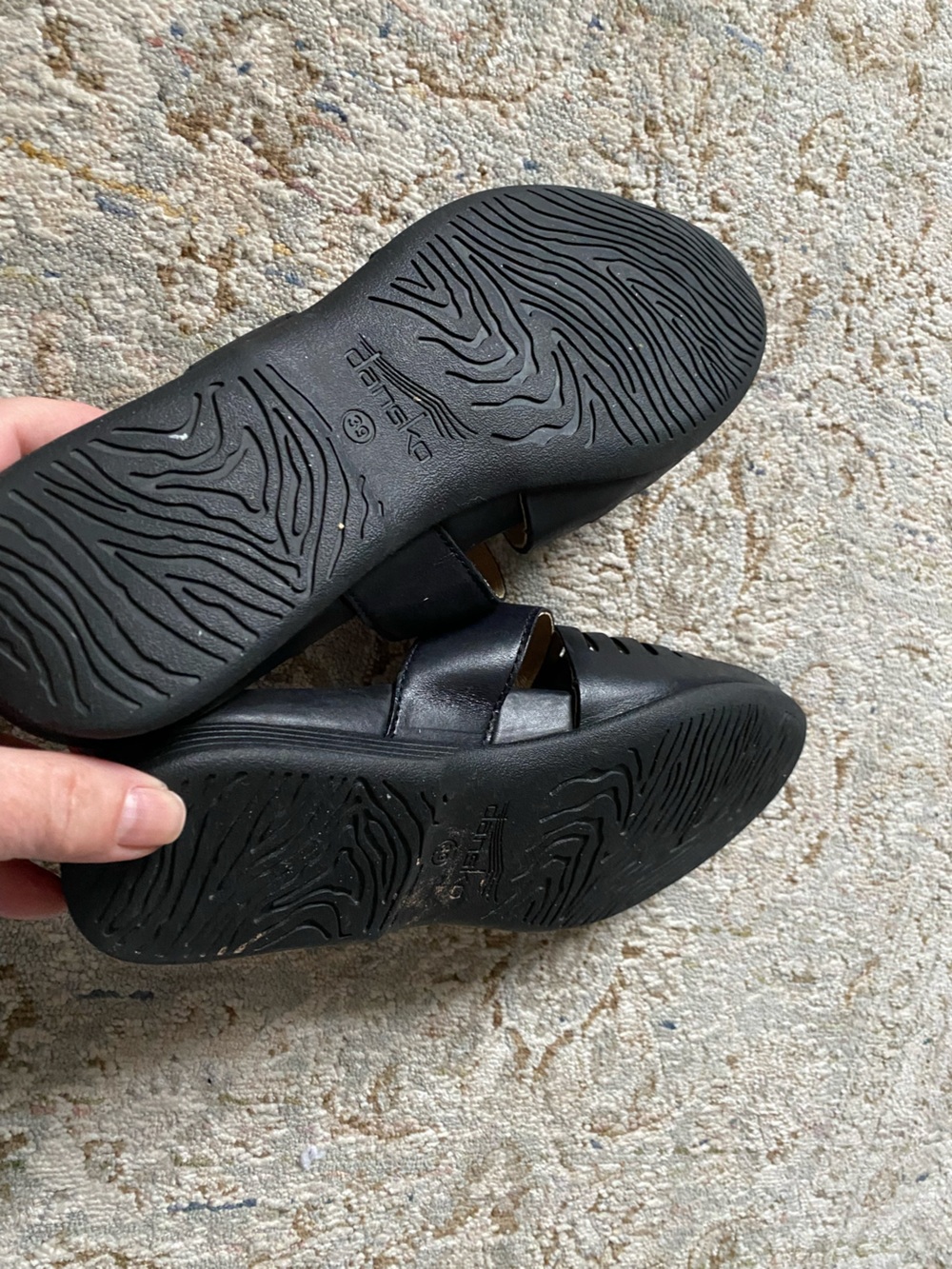Dansko Leilani Leather Huarache Mule Clogs Woven Slip On Shoes Comfort Boho Sz 9 - Picture 5 of 7